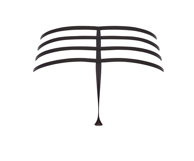 Leading Strings 7cm Thong - G-Streng Sort