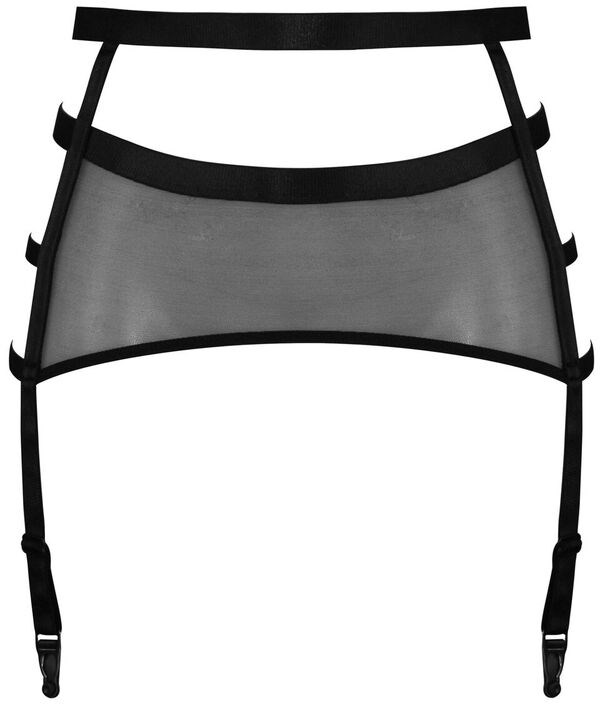 Spider Waspie Suspender - Hofteholder Sort