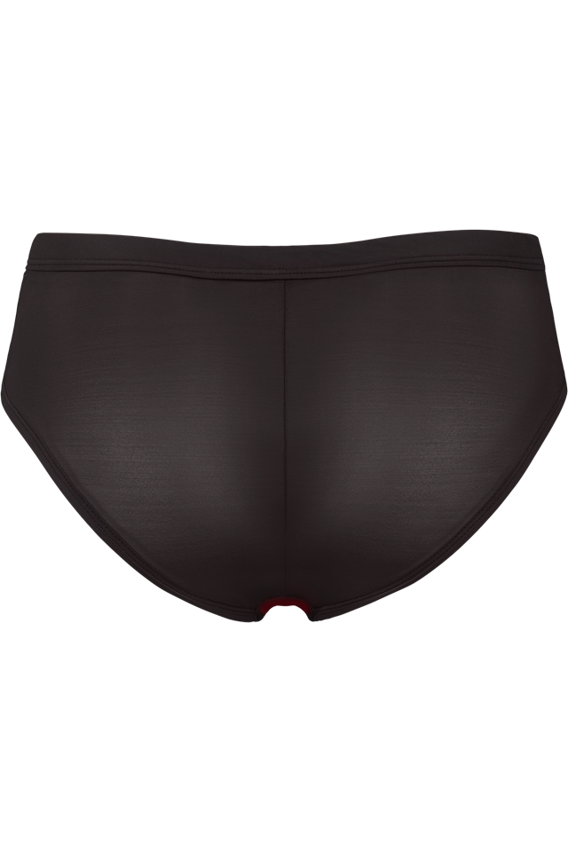 Ms. Bow 2pcs Brazilian Briefs 8 cm - Trusse Sort
