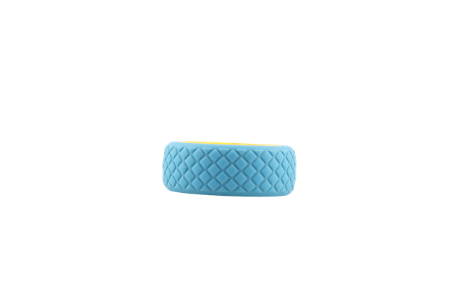 2-In-1 Silicone Cock Ring - Light Blue