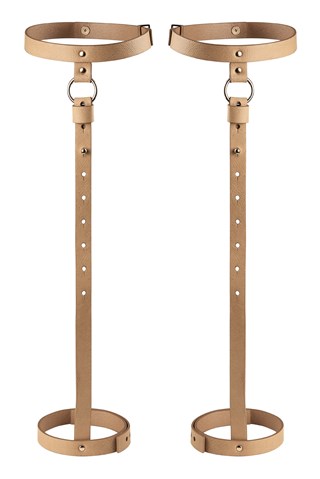 Maze Back Leg Garter - Brown
