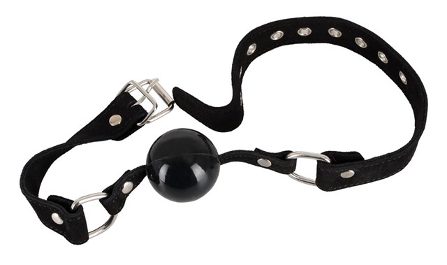 Leather & Silicone Gag