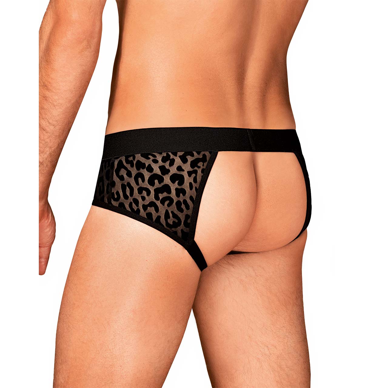 Azmeron BLACK JOCKSTRAP BRIEFS