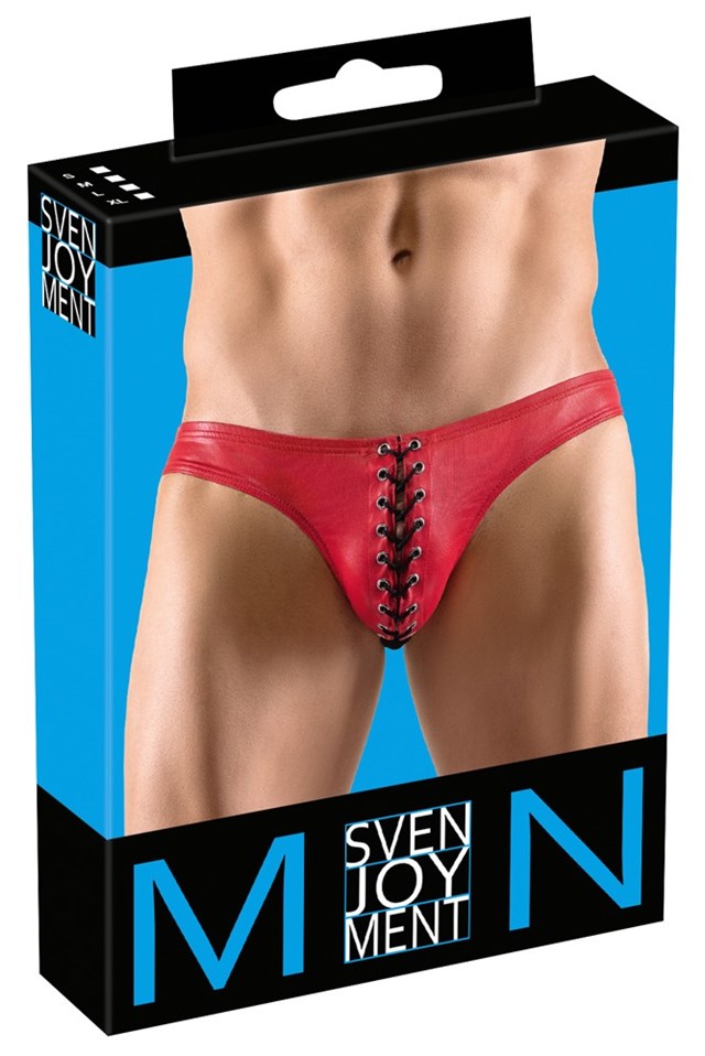 Svenjoyment Briefs - Underbukser med snøring - Røde