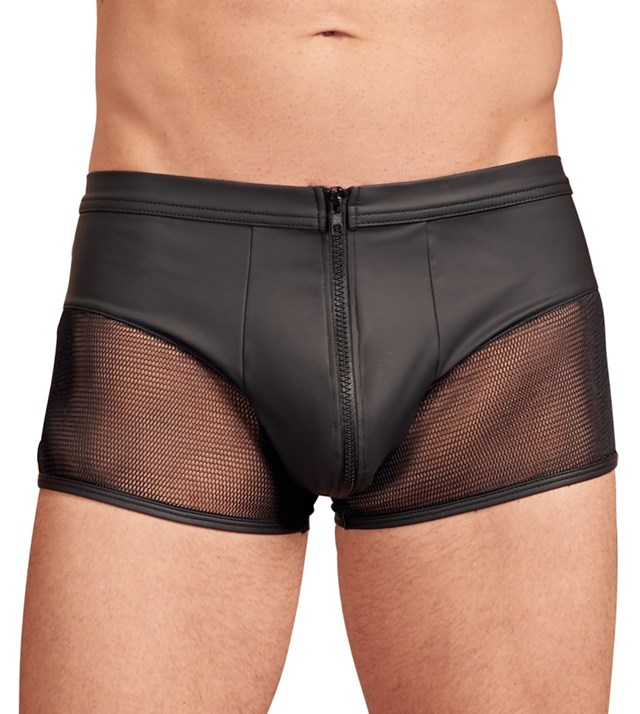 Matte Pants with Net - Black