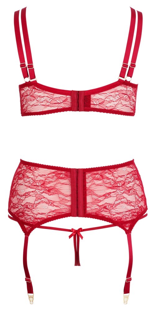 3-piece Sexy Plussize Suspender Set