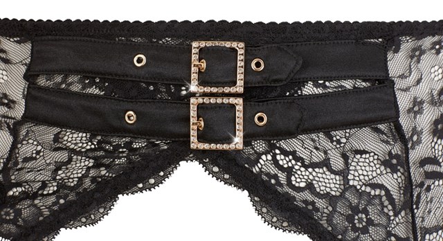 Shelf Bra Suspender Set