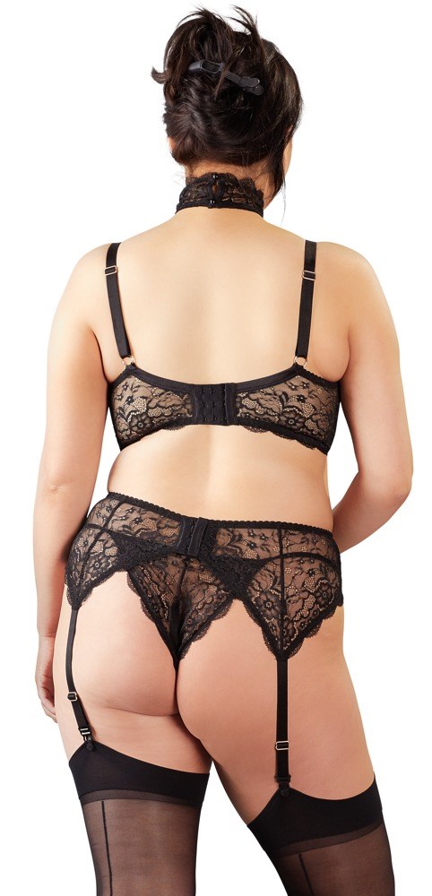 Shelf Bra Suspender Set