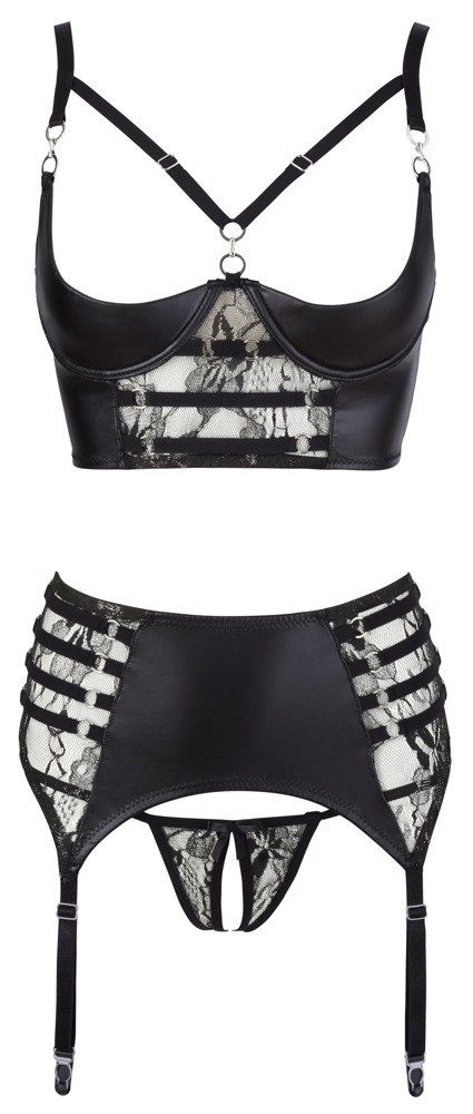 Sæt med Bh, Hofteholder og Trusser