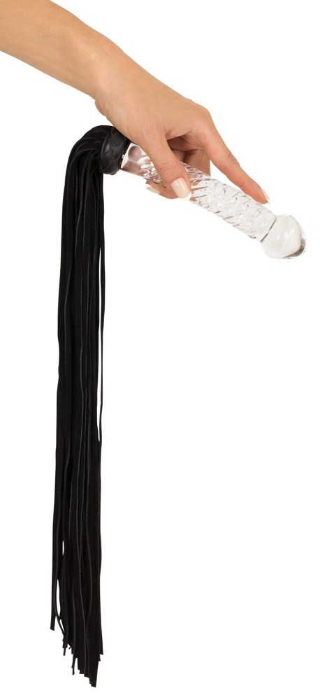 Flogger med Buet Glas Håndtag