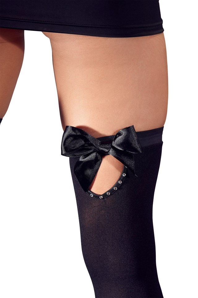 Stay-ups med sløjfer