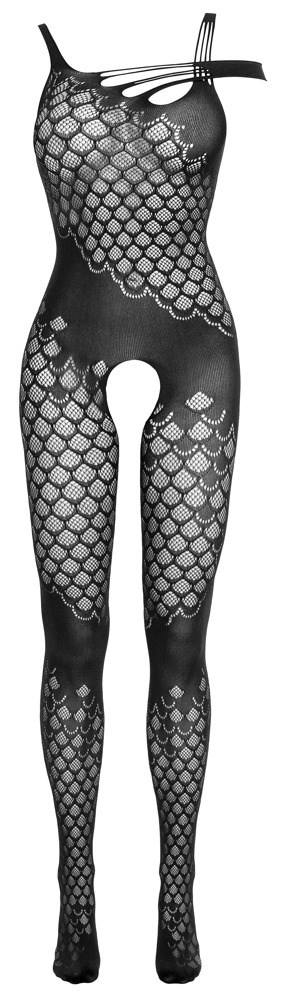 SØMLØST CATSUIT MED ÅBENT SKRIDT – ONESIZE (S-L)