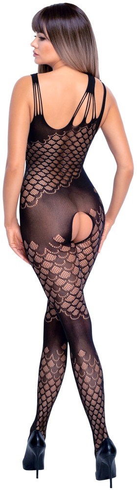 SØMLØST CATSUIT MED ÅBENT SKRIDT – ONESIZE (S-L)