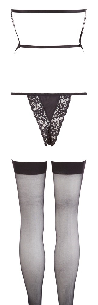 Open-bust Basque Set