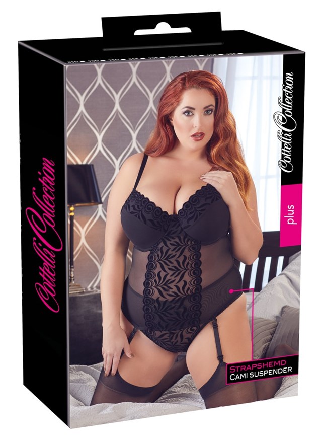 Basque with Suspenders - Plus Size