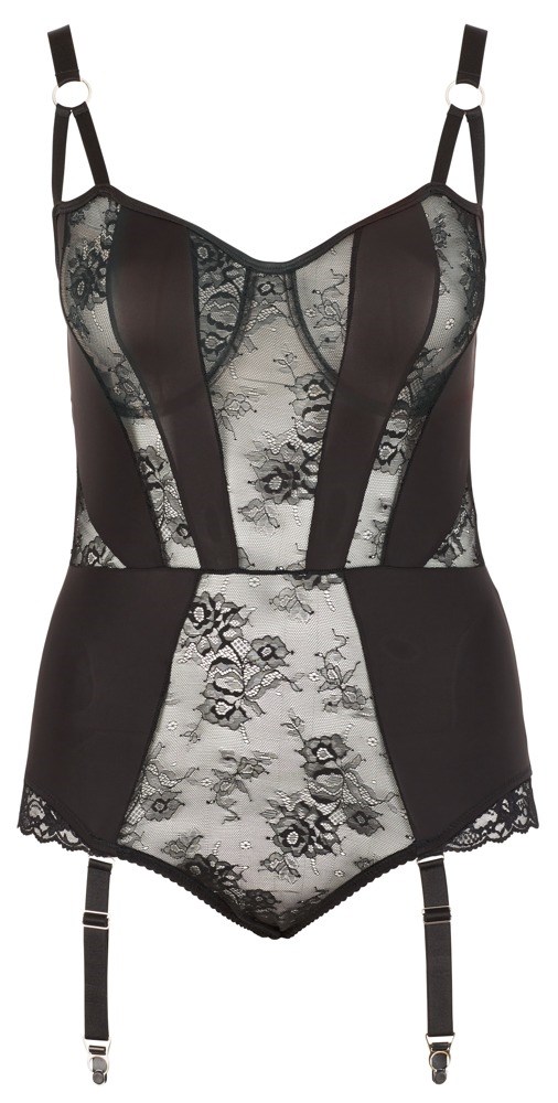 Bodystocking med Blonder - Plussize