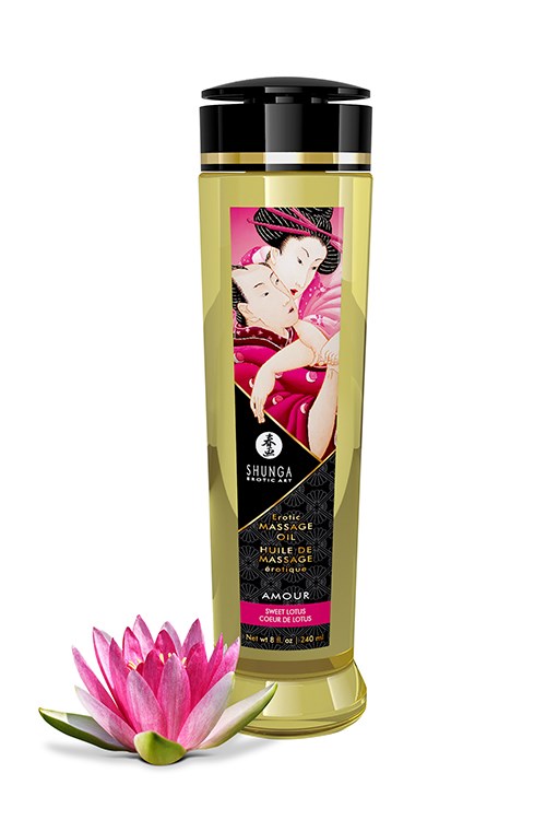 Erotisk Massageolie - Amour Sweet Lotus 240ml
