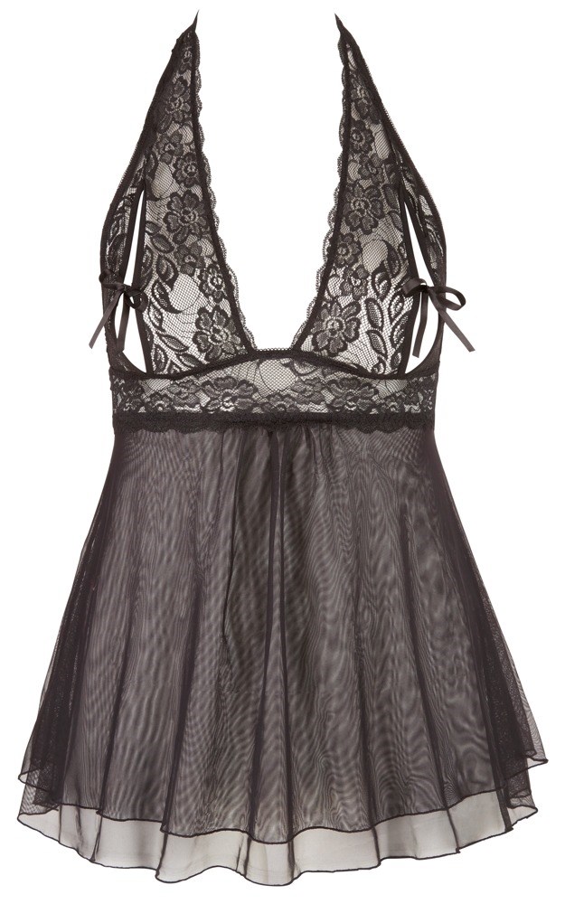 Flared Babydoll med Blonder