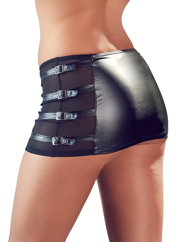 Mini Skirt med Spænder