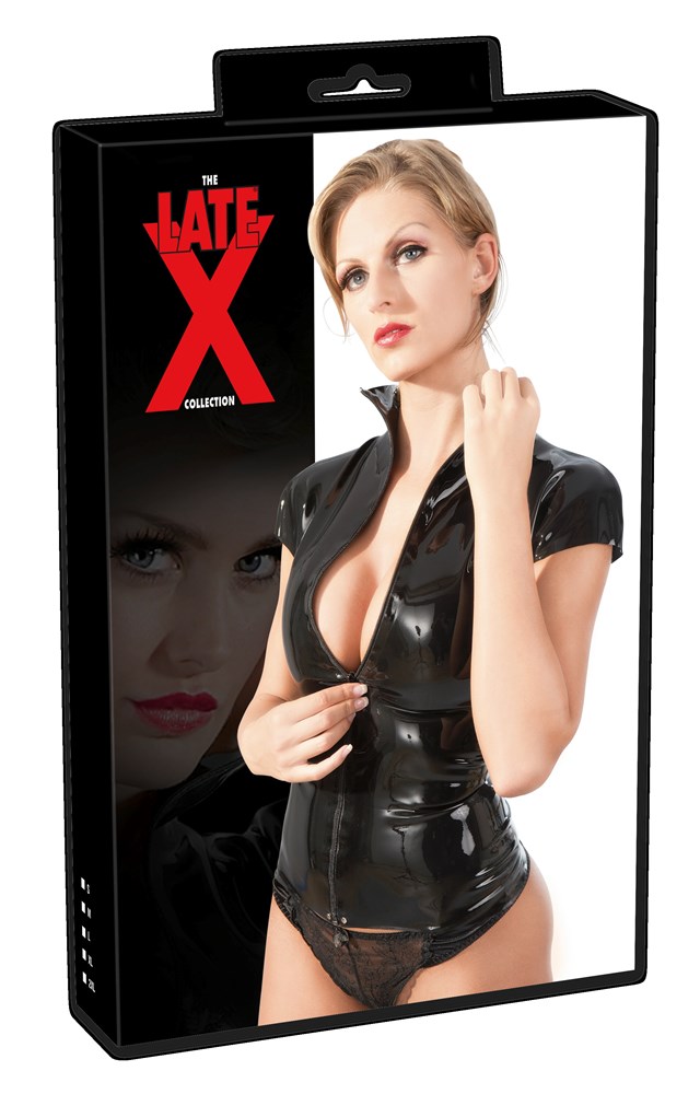 Latex Top med lynlås
