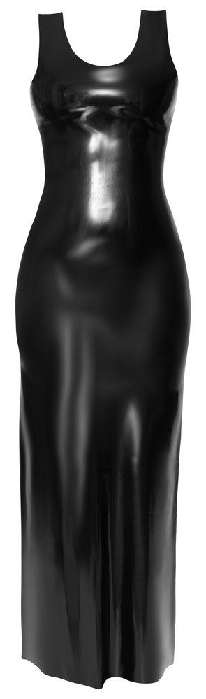Latexkjole - Sort