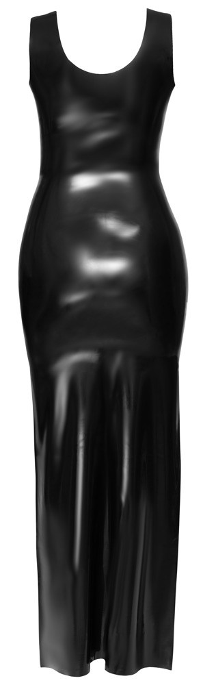 Latexkjole - Sort