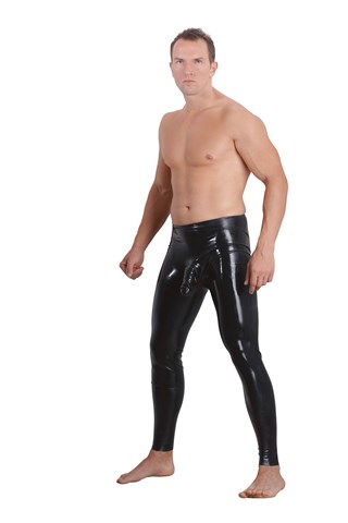 Latex Leggings Med Penishylster