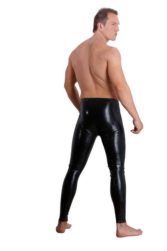 Latex Leggings med Penishylster