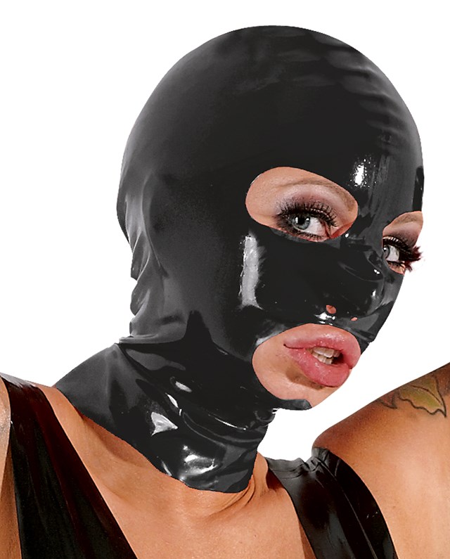 Latex Maske - Sort