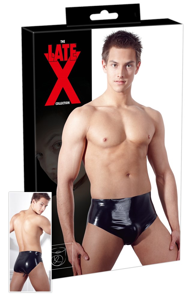 Latex trusse med analplug