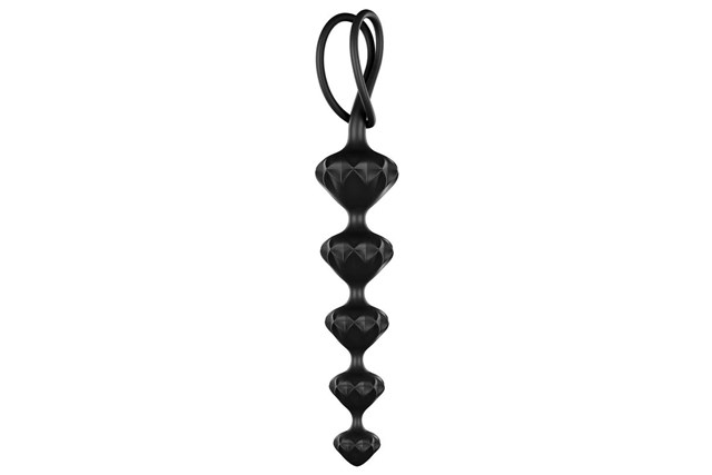 Love Beads Anal Plugs 2x Set - Black