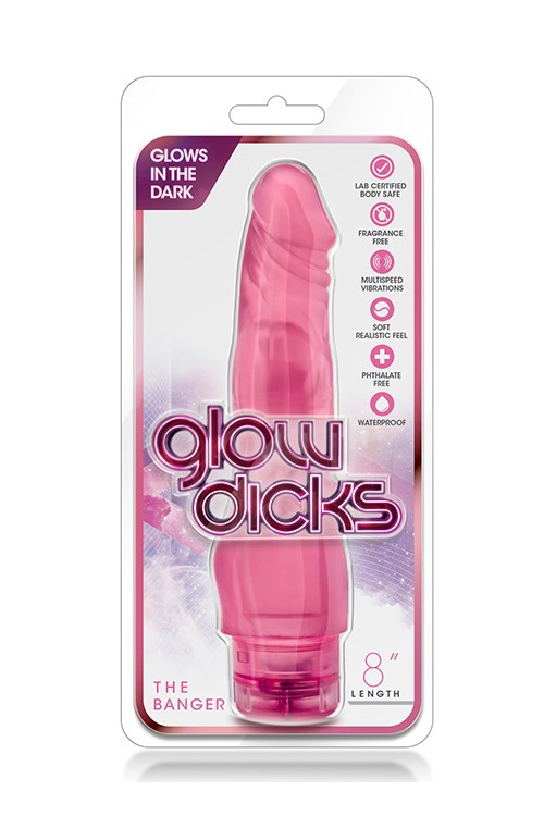 Glow Dicks The Pink Banger - Vibrator