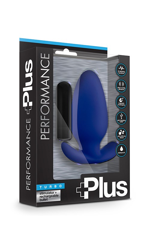 Performance Plus Turbo - Vibrerende Genopladelig Analplug