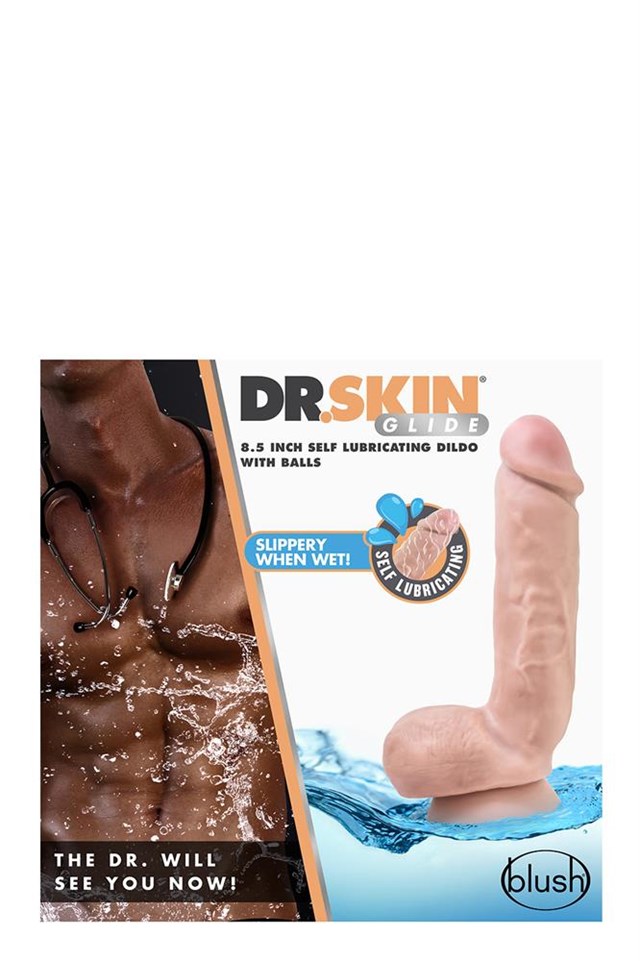DR SKIN 21CM SELF LUBRICATING DILDO