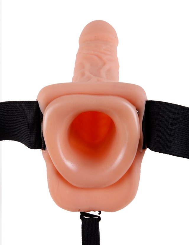 23 cm Hollow Strap-On with Balls