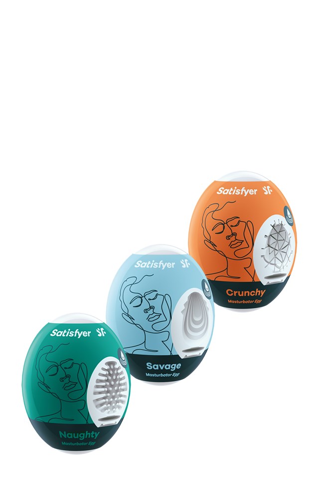 ONANI-ÆG NAUGHTY CRUNCHY SAVAGE 3-PAK