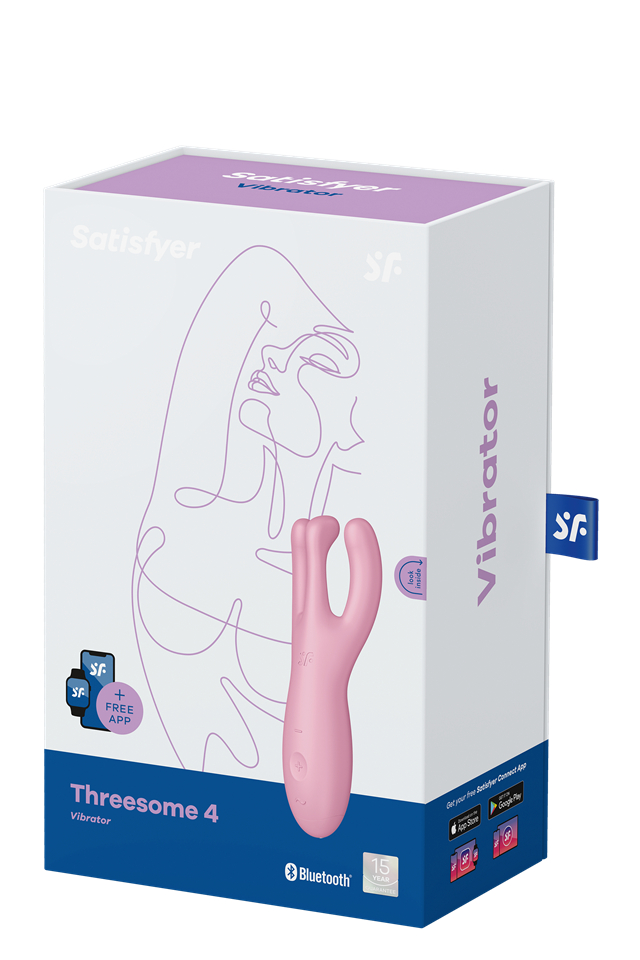 Threesome 4 med Connect-App - Pink