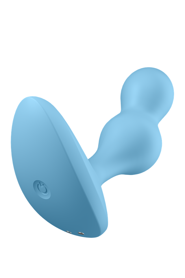 Deep Diver Plug Vibrator with App - Blue