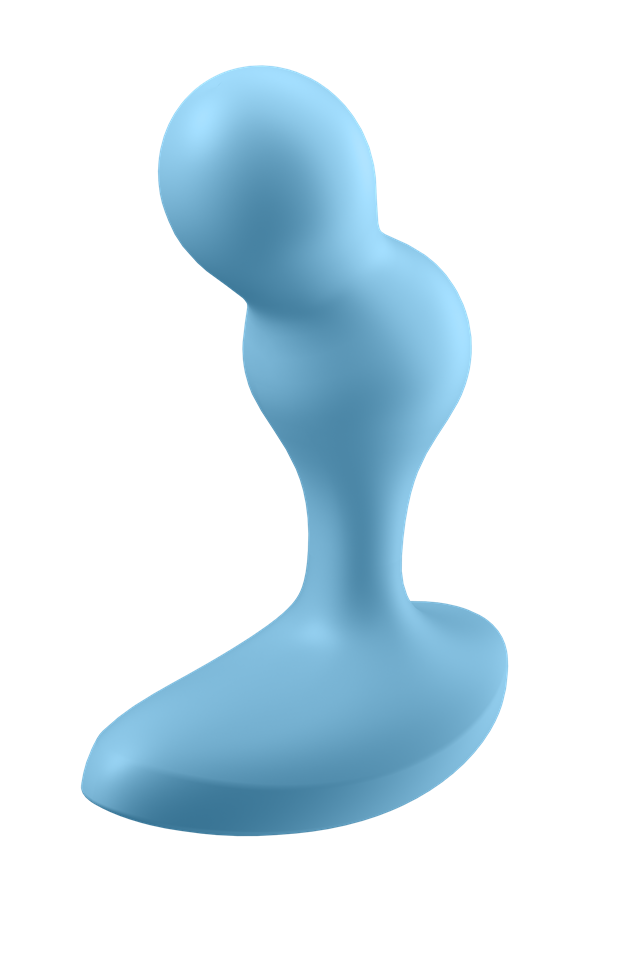 Deep Diver Plug Vibrator with App - Blue