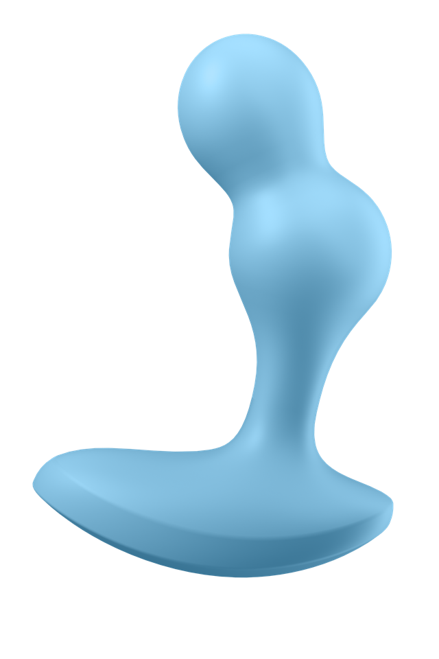 Deep Diver Plug Vibrator with App - Blue