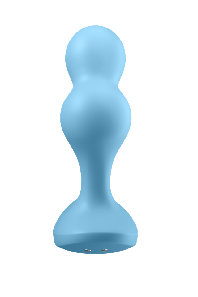 Deep Diver Plug Vibrator with App - Blue