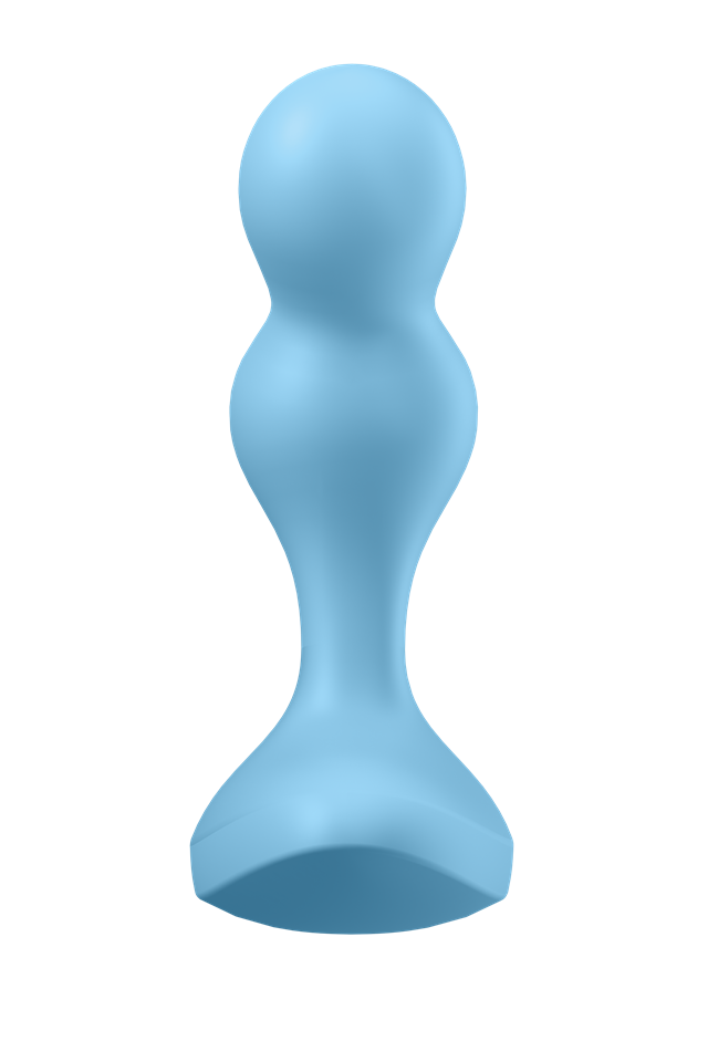 Deep Diver Plug Vibrator with App - Blue