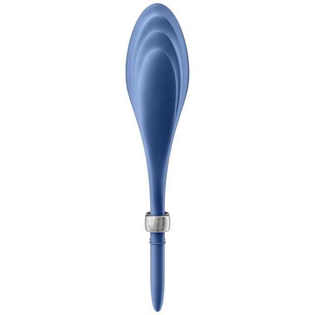 SATISFYER DUELIST RING VIBRATOR - MØRKEBLÅ