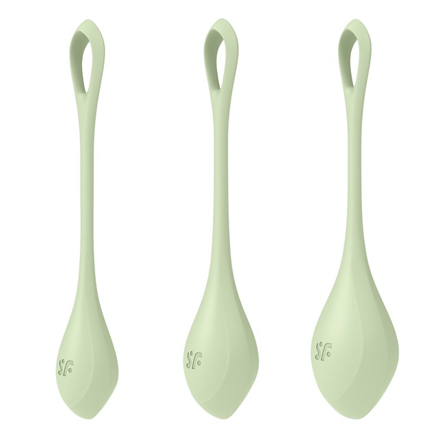 Yoni Power 2 Balls Training Set - Lysegrøn