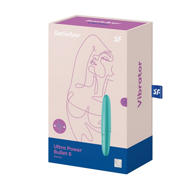 Ultra Power Bullet 6 Vibrator - Turquoise