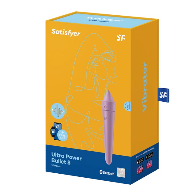Ultra Power Bullet 8 Vibrator - Lilac