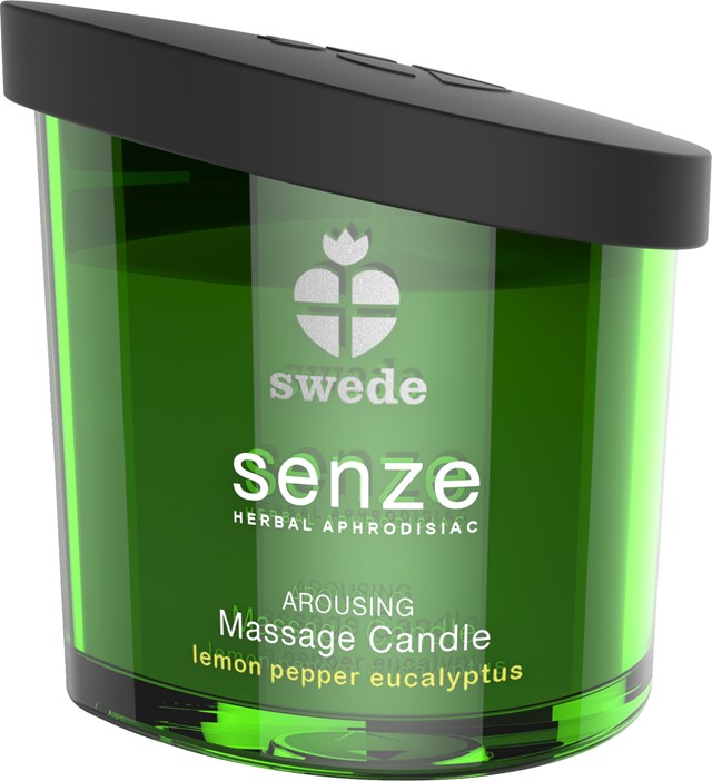 Senze Arousing Massagelys - Lemon Pepper Eucalyptus