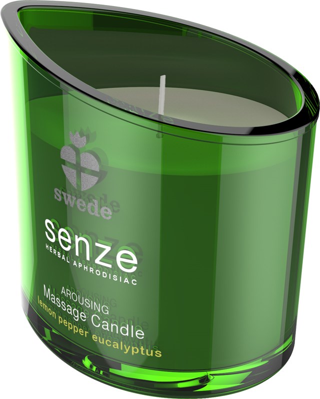 Senze Arousing Massage Candle - Lemon Pepper Eucalyptus - 50 ml