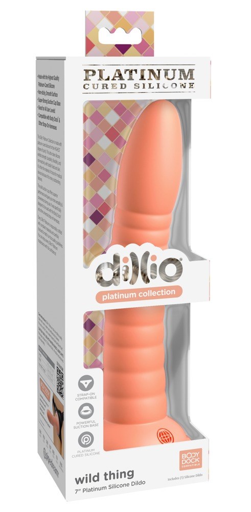 Wild Thing Dildo - Peach
