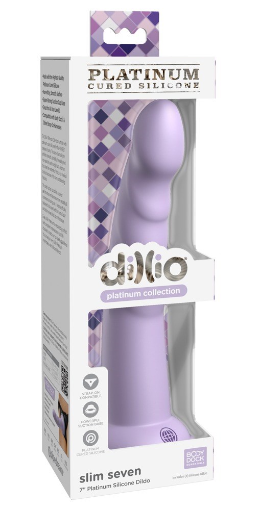 Slim Seven Dildo - Lilla